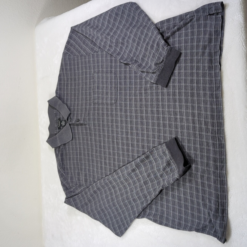 Van Heusen XXL grey polo shirt EUC LS